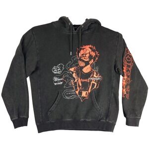 Corpse Husband Graphic Hoodie Black XL Pullover Hooded Sweatshirt